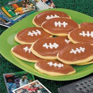 football cookies